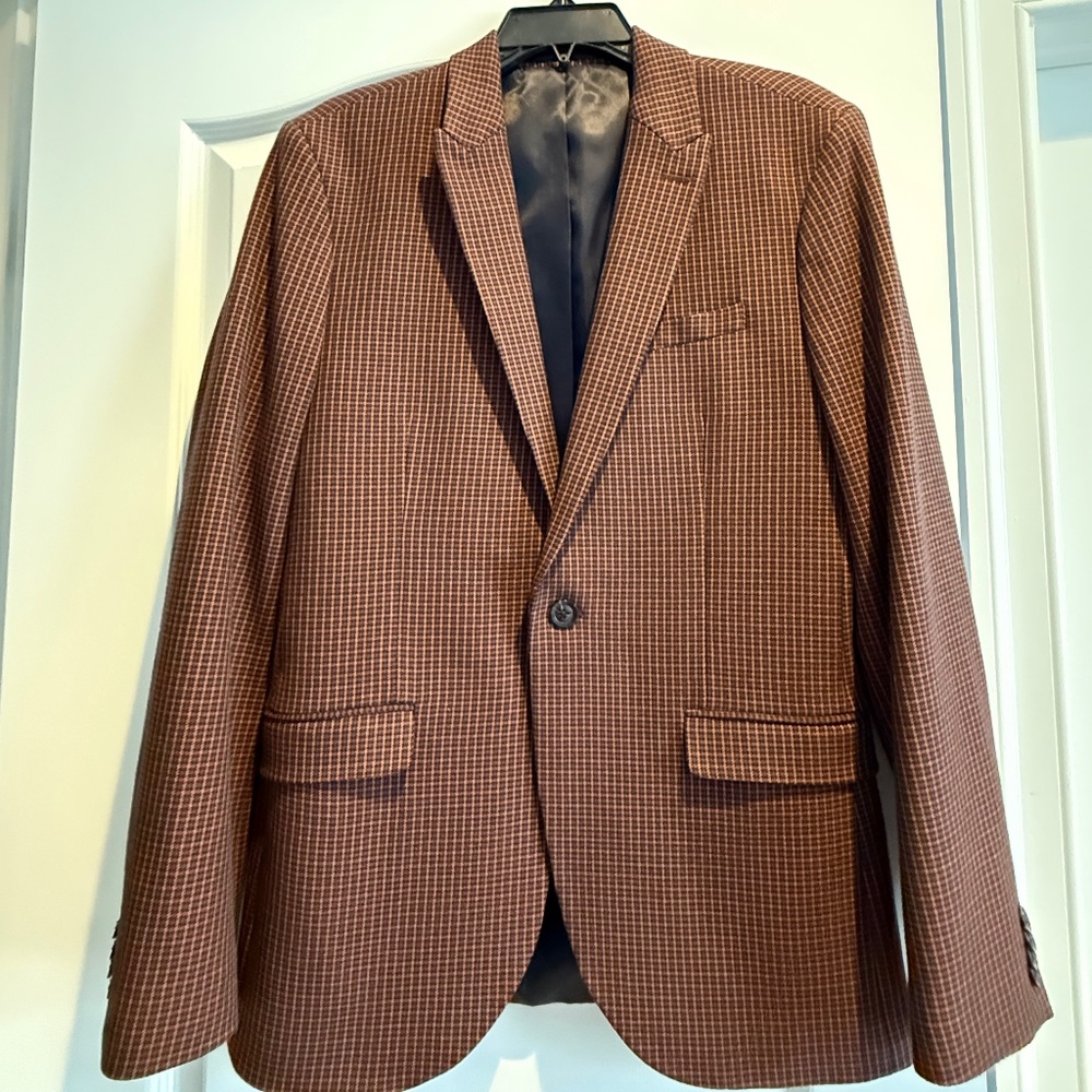 Topman Single Breasted Skinny Blazer Size 38R